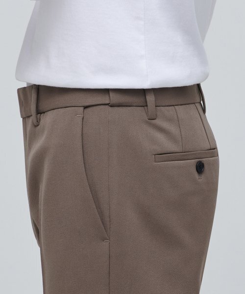 MUSINSA STANDARD（ムシンサスタンダード）の「スキニー隠しバンディングクロップドスラックス[ライトブラウン]（スラックス・メンズ・その他・30/26/27/28/29）」の6枚目の写真