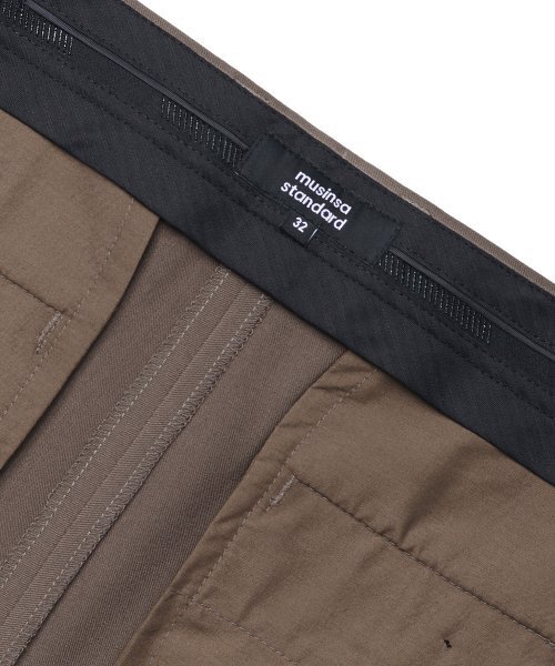MUSINSA STANDARD（ムシンサスタンダード）の「スキニー隠しバンディングクロップドスラックス[ライトブラウン]（スラックス・メンズ・その他・30/26/27/28/29）」の7枚目の写真