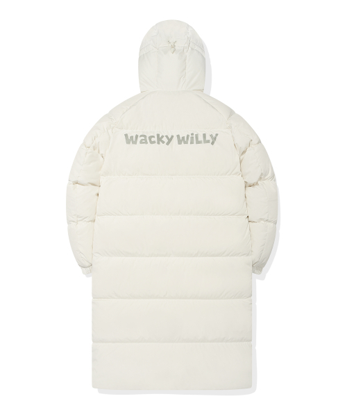 Wacky WiLLy（ワッキーウィリー）の「[25FW] ロングダウンジャンパー アイボリー（ダウンジャケット/コート・レディース・その他・SMALL/MEDIUM/LARGE/X-LARGE/X-SMALL）」の14枚目の写真