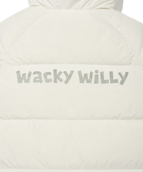 Wacky WiLLy（ワッキーウィリー）の「[25FW] ロングダウンジャンパー アイボリー（ダウンジャケット/コート・レディース・その他・SMALL/MEDIUM/LARGE/X-LARGE/X-SMALL）」の9枚目の写真
