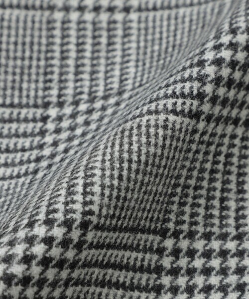 MACKINTOSH PHILOSOPHY(マッキントッシュ フィロソフィー)の「GREY LABEL 【SOMERFORD(サマーフォード)】ライトメルトンチェック製(ステンカラーコート・レディース・ブラウン系その他5/チャコールグレー・2/6)」の18枚目の写真