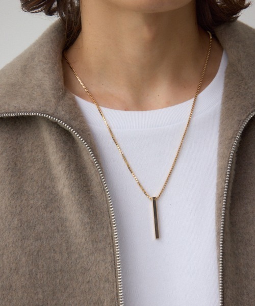 AZUL by moussy(アズールバイマウジー)の「チャームネックレス(ネックレス・メンズ・ゴールド/ブラック/シルバー・FREE)」の3枚目の写真