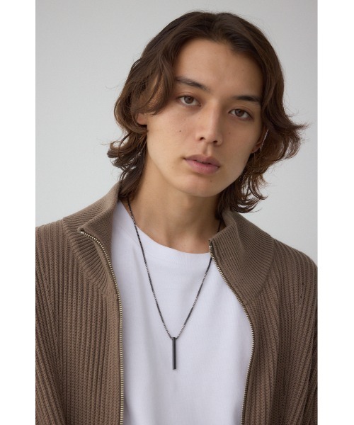 AZUL by moussy(アズールバイマウジー)の「チャームネックレス(ネックレス・メンズ・ゴールド/ブラック/シルバー・FREE)」の4枚目の写真