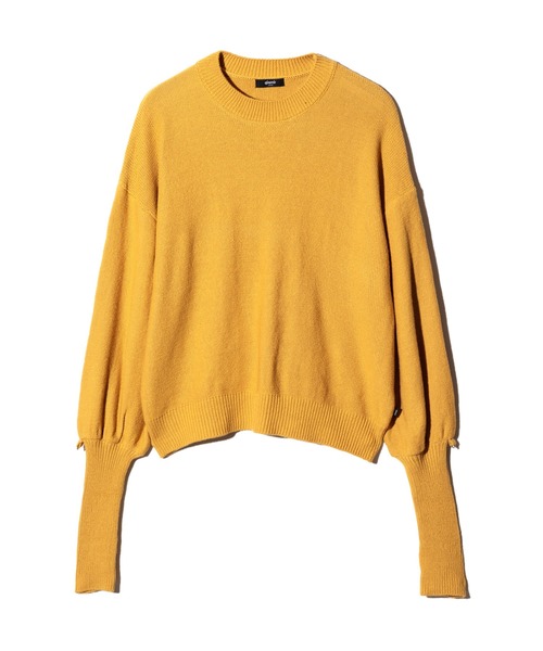 glamb（グラム）の「Blow Creed Knit / ブロウクリードニット（ニット/セーター・メンズ・イエロー/レッド/ブラック・M/L）」の10枚目の写真