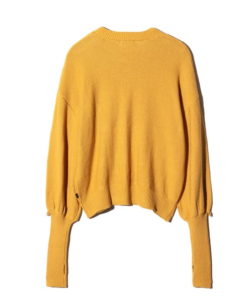 glamb（グラム）の「Blow Creed Knit / ブロウクリードニット（ニット/セーター・メンズ・イエロー/レッド/ブラック・M/L）」の11枚目の写真