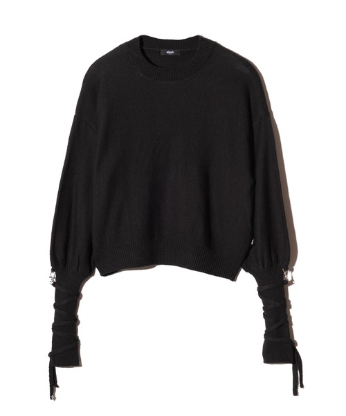 glamb（グラム）の「Blow Creed Knit / ブロウクリードニット（ニット/セーター・メンズ・イエロー/レッド/ブラック・M/L）」の4枚目の写真