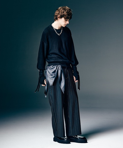 glamb（グラム）の「Blow Creed Knit / ブロウクリードニット（ニット/セーター・メンズ・イエロー/レッド/ブラック・M/L）」の16枚目の写真