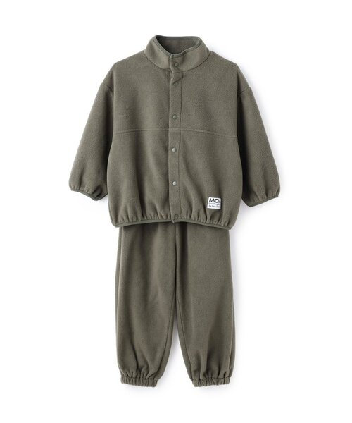 b・ROOM（ビールーム）の「【MNCM】フリースセットアップ（アンサンブル・キッズ・ブラック/カーキ/ダークブラウン/チャコール・140cm/150cm/130cm/110cm/120cm）」の5枚目の写真