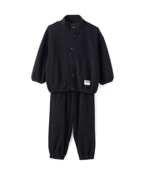 b・ROOM（ビールーム）の「【MNCM】フリースセットアップ（アンサンブル・キッズ・ブラック/カーキ/ダークブラウン/チャコール・140cm/150cm/130cm/110cm/120cm）」の6枚目の写真