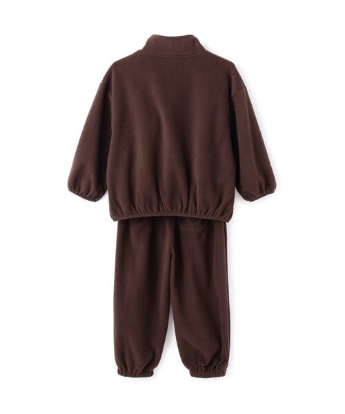 b・ROOM（ビールーム）の「【MNCM】フリースセットアップ（アンサンブル・キッズ・ブラック/カーキ/ダークブラウン/チャコール・140cm/150cm/130cm/110cm/120cm）」の9枚目の写真