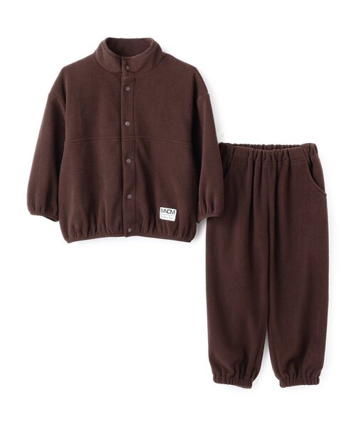 b・ROOM（ビールーム）の「【MNCM】フリースセットアップ（アンサンブル・キッズ・ブラック/カーキ/ダークブラウン/チャコール・140cm/150cm/130cm/110cm/120cm）」の10枚目の写真