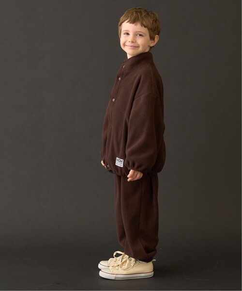 b・ROOM（ビールーム）の「【MNCM】フリースセットアップ（アンサンブル・キッズ・ブラック/カーキ/ダークブラウン/チャコール・140cm/150cm/130cm/110cm/120cm）」の21枚目の写真