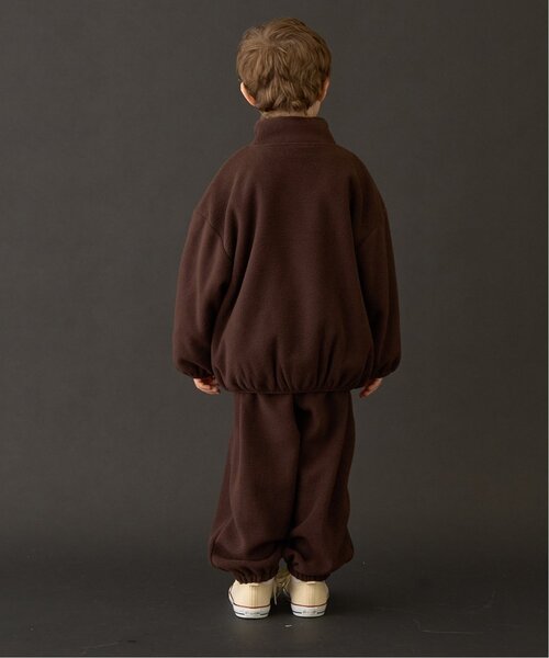 b・ROOM（ビールーム）の「【MNCM】フリースセットアップ（アンサンブル・キッズ・ブラック/カーキ/ダークブラウン/チャコール・140cm/150cm/130cm/110cm/120cm）」の22枚目の写真