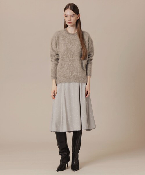 MACKINTOSH LONDON（マッキントッシュ ロンドン）の「【Precious12月号】ファーカシミヤニットプルオーバー（ニット/セーター・レディース・ベージュ系その他/ベージュ/ピンク系その他2・38）」の6枚目の写真