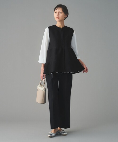 ペプラム ニットベスト（ベスト）｜UNITED ARROWS（ユナイテッド