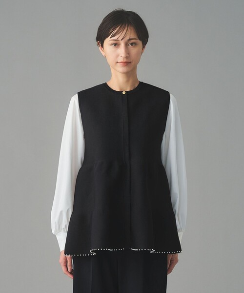 ペプラム ニットベスト（ベスト）｜UNITED ARROWS（ユナイテッド