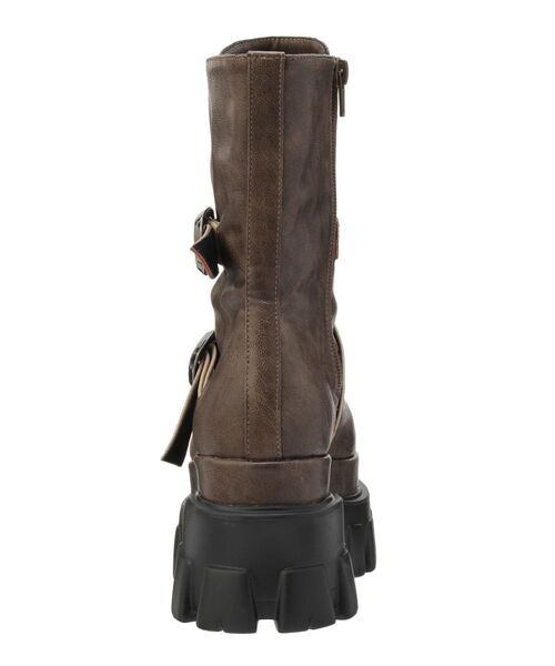 EVRIS（エヴリス）の「ダブルベルトバックルデザインワークブーツ（ブーツ・レディース・ブラック/ブラウン・SMALL/MEDIUM/LARGE）」の18枚目の写真