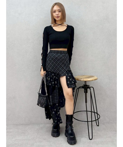 EVRIS(エヴリス)の「ダブルベルトバックルデザインワークブーツ(ブーツ・レディース・ブラック/ブラウン・SMALL/MEDIUM/LARGE)」の5枚目の写真