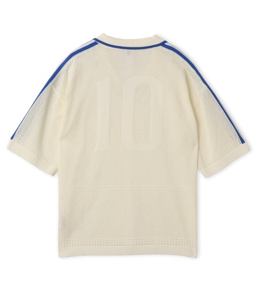 adidas（アディダス）の「adidas KNITTED RESORT SHIRT / アディダス ニット リゾート シャツ（シャツ/ブラウス・メンズ・ホワイト・XXL/M/S/L/XL）」の2枚目の写真