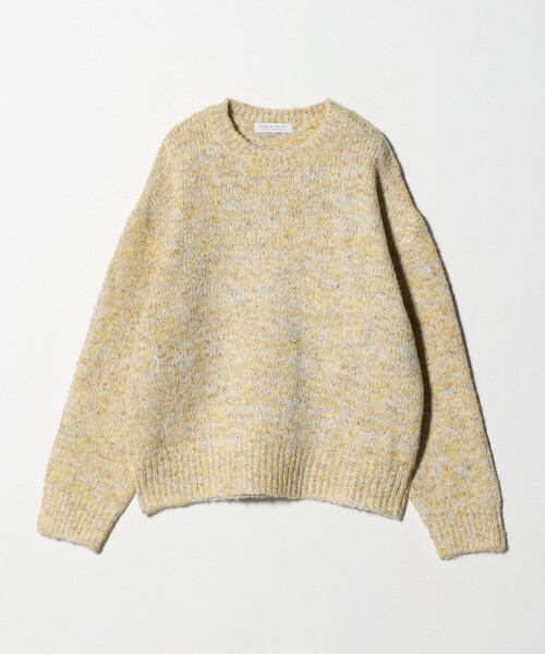 A DAY IN THE LIFE UNITED ARROWS（アデイインザライフユナイテッドアローズ）の「ミックスカラー フェザー ニット ＜A DAY IN THE LIFE＞（ニット/セーター・レディース・オフホワイト/イエロー/コバルトブルー・FREE）」の3枚目の写真