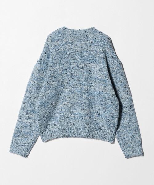 A DAY IN THE LIFE UNITED ARROWS（アデイインザライフユナイテッドアローズ）の「ミックスカラー フェザー ニット ＜A DAY IN THE LIFE＞（ニット/セーター・レディース・オフホワイト/イエロー/コバルトブルー・FREE）」の4枚目の写真