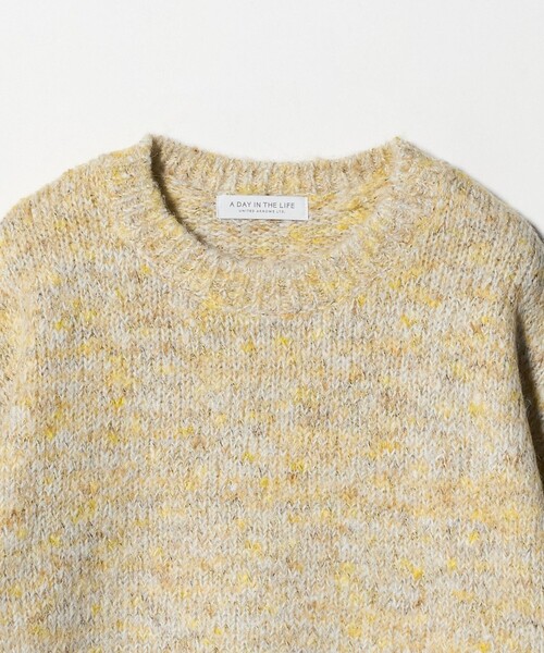 A DAY IN THE LIFE UNITED ARROWS（アデイインザライフユナイテッドアローズ）の「ミックスカラー フェザー ニット ＜A DAY IN THE LIFE＞（ニット/セーター・レディース・オフホワイト/イエロー/コバルトブルー・FREE）」の12枚目の写真