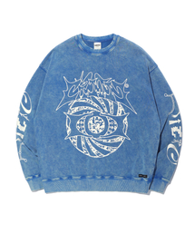 CRITIC（クリティック）の「WORMHOLE SNOW DYEING SWEATSHIRTS BLUE（スウェット）」