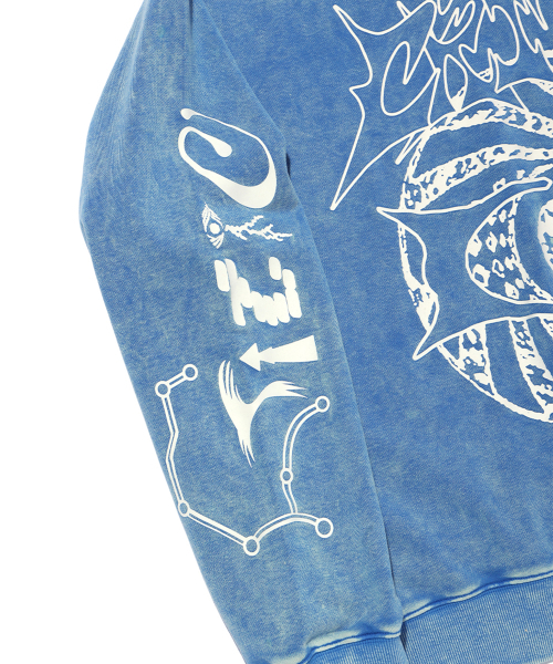 CRITIC（クリティック）の「WORMHOLE SNOW DYEING SWEATSHIRTS BLUE（スウェット・レディース・その他・LARGE/MEDIUM/X-LARGE）」の7枚目の写真