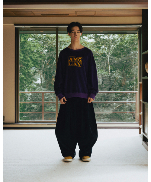 ANGLAN（アングラン）の「Corduroy Easy Balloon Pants - Black（その他パンツ・メンズ・その他・FREE）」の3枚目の写真