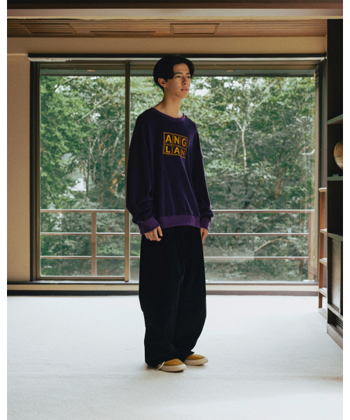 ANGLAN（アングラン）の「Corduroy Easy Balloon Pants - Black（その他パンツ・メンズ・その他・FREE）」の4枚目の写真