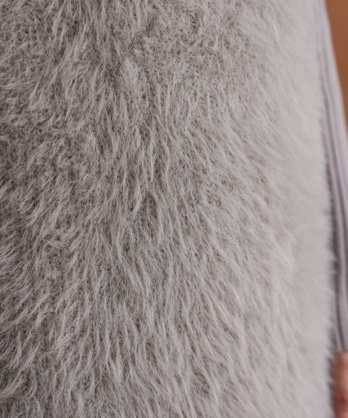 Bou Jeloud（ブージュルード）の「シャギーチュニックリブワンピースセット（ワンピース・レディース・グレー/チャコールグレー/ブラック・FREE）」の21枚目の写真