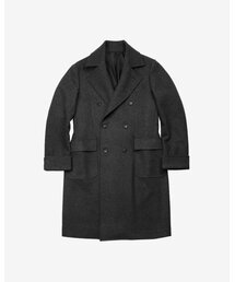 Bonheur Wool Polo Coat (Charcoal)