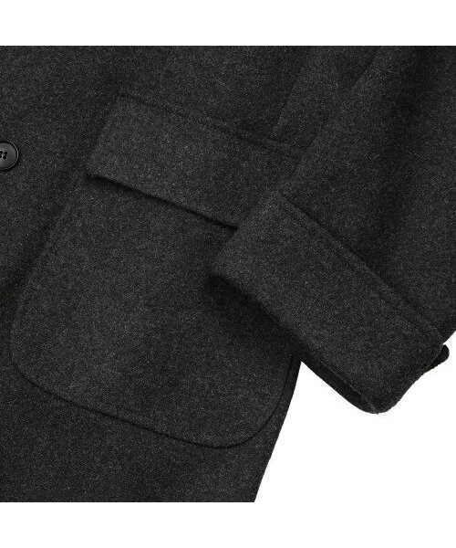 sortie(ソルティ)の「Bonheur Wool Polo Coat (Charcoal)(チェスターコート・メンズ・その他・LARGE/X-LARGE)」の4枚目の写真