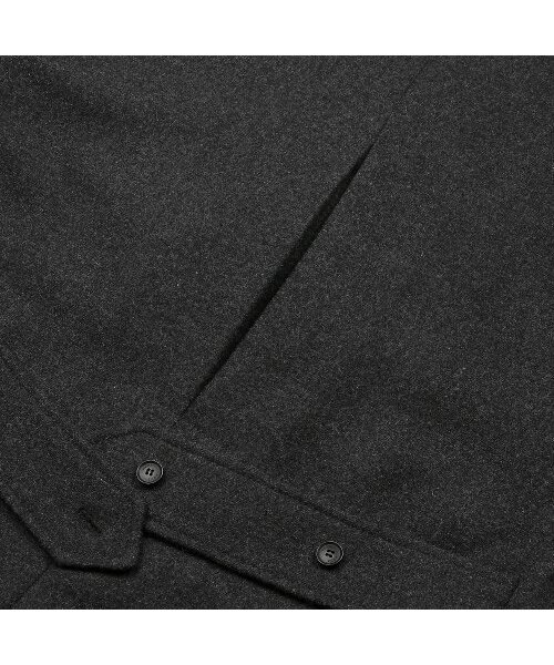 sortie(ソルティ)の「Bonheur Wool Polo Coat (Charcoal)(チェスターコート・メンズ・その他・LARGE/X-LARGE)」の5枚目の写真