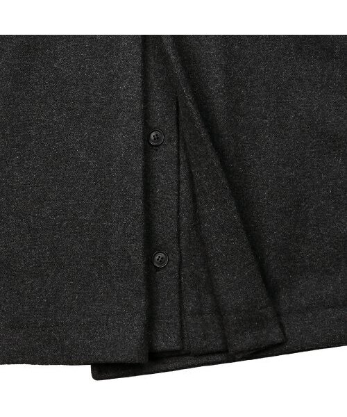 sortie(ソルティ)の「Bonheur Wool Polo Coat (Charcoal)(チェスターコート・メンズ・その他・LARGE/X-LARGE)」の6枚目の写真