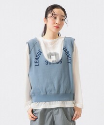 BEAMS BOY | カットオフ スウェット ベスト(ベスト)