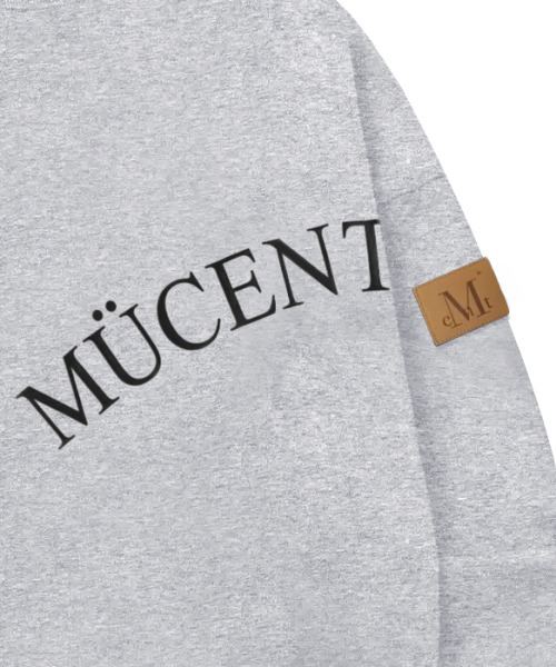 MUCENT（ムセント）の「レザーポイントシグネチャースウェット男女共用（2カラー）（スウェット・レディース・グレー/ブラック・SMALL/LARGE）」の10枚目の写真