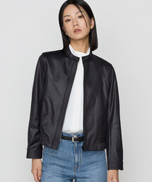 K.T KIYOKO TAKASE | 〔 TALLサイズ 〕 ポンチエンボス シングルジャケット(ライダースジャケット)