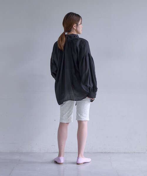 SHENERY(シーナリー)の「レースバイカーパンツ(その他パンツ・レディース・オフホワイト/ブラック・38/36)」の12枚目の写真