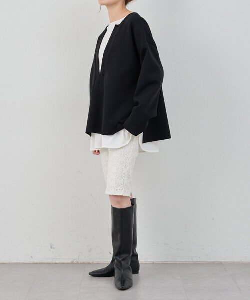 SHENERY(シーナリー)の「レースバイカーパンツ(その他パンツ・レディース・オフホワイト/ブラック・38/36)」の14枚目の写真