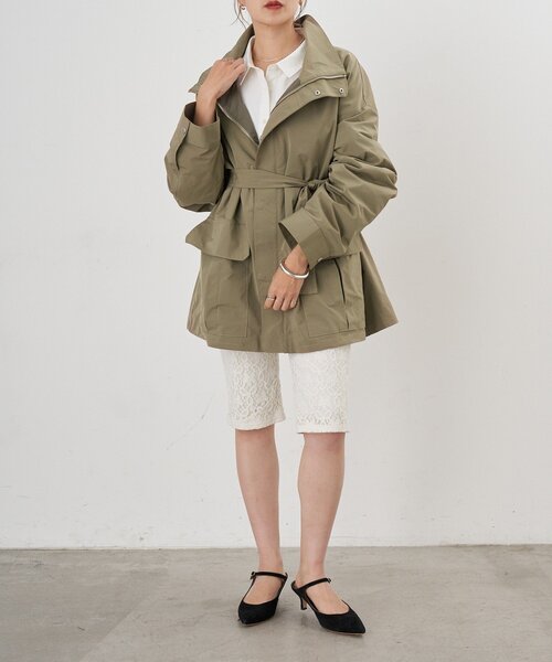SHENERY(シーナリー)の「レースバイカーパンツ(その他パンツ・レディース・オフホワイト/ブラック・38/36)」の17枚目の写真