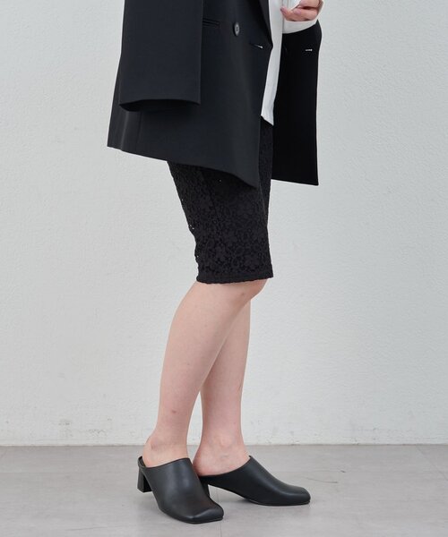 SHENERY(シーナリー)の「レースバイカーパンツ(その他パンツ・レディース・オフホワイト/ブラック・38/36)」の5枚目の写真