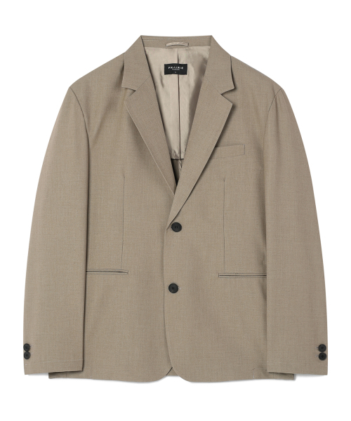 PRAIRIE(KR)(プレーリー)の「エアフロー ルーズフィット ブレザー (ライトカーキ)(テーラードジャケット・メンズ・オリーブ・SMALL/MEDIUM/LARGE)」の13枚目の写真