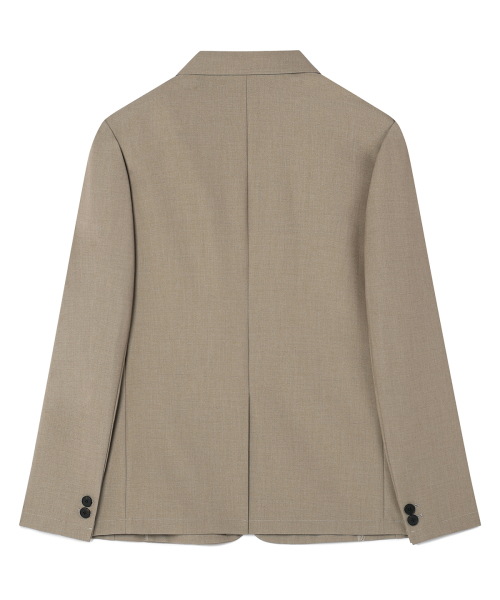PRAIRIE(KR)(プレーリー)の「エアフロー ルーズフィット ブレザー (ライトカーキ)(テーラードジャケット・メンズ・オリーブ・SMALL/MEDIUM/LARGE)」の2枚目の写真