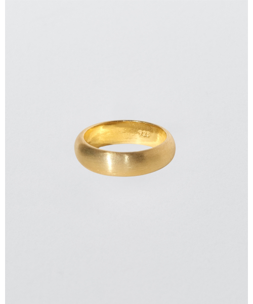 Matt Band Ring - Gold (silver925)