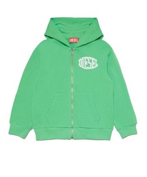 DIESEL KIDS（ディーゼルキッズ）の「DIESEL（ディーゼル）Kids & Junior ワンポイントブランドロゴジップアップパーカーフーディー（パーカー）」