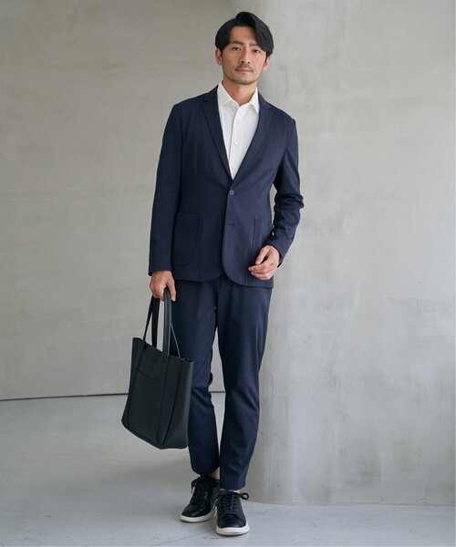 IKKA LOUNGE(イッカラウンジ)の「GOKU楽ワークワッフルスイスカラーシャツ(シャツ/ブラウス・メンズ・ネイビー/ホワイト/グレー・M/L/XL/S)」の11枚目の写真