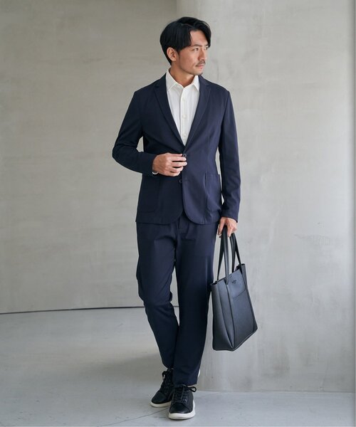 IKKA LOUNGE(イッカラウンジ)の「GOKU楽ワークワッフルスイスカラーシャツ(シャツ/ブラウス・メンズ・ネイビー/ホワイト/グレー・M/L/XL/S)」の12枚目の写真