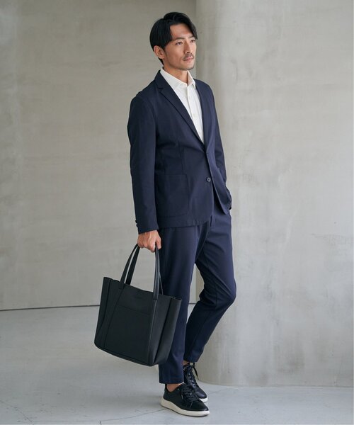 IKKA LOUNGE(イッカラウンジ)の「GOKU楽ワークワッフルスイスカラーシャツ(シャツ/ブラウス・メンズ・ネイビー/ホワイト/グレー・M/L/XL/S)」の13枚目の写真