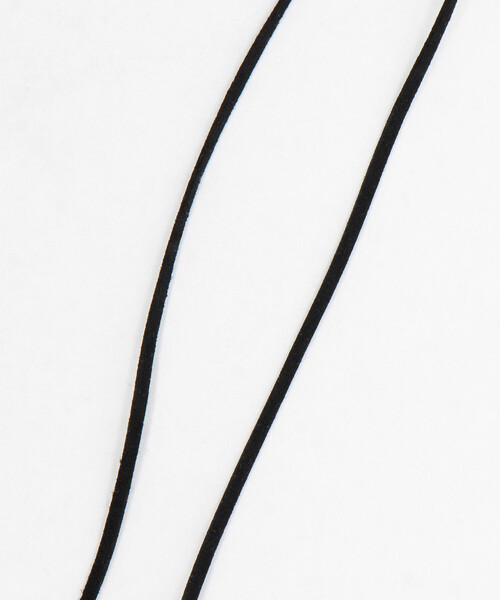 FREAK'S STORE(フリークスストア)の「ニュアンスチャーム付きコードネックレス(ネックレス・レディース・ブラック・ONE SIZE)」の4枚目の写真